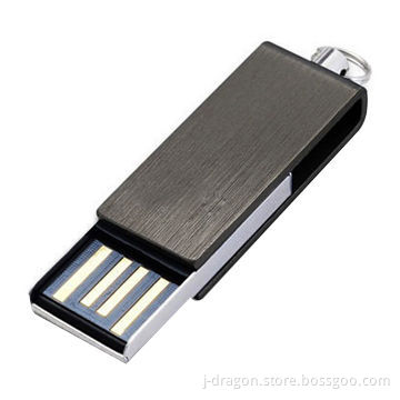 Small Swivel USB Drive with High Speed USB 2.0, Supports Any Formats of Logo Imprint